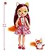 Enchantimals Huggable Cuties – Felicity Fox Doll (12-inch) and Flick animal figure