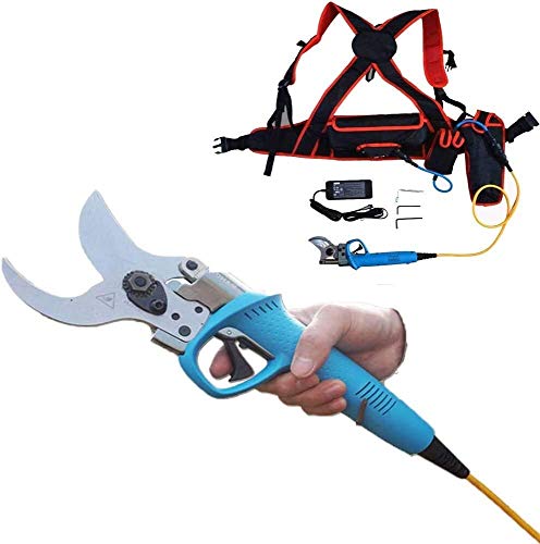Suuim Tijeras de podar eléctricas Profesionales Tijeras de podar eléctricas Profesionales Diámetro de Corte de 45 mm Tijeras de podar eléctricas de 40 V y 6 Ah Tijeras de podar eléctricas para jardín