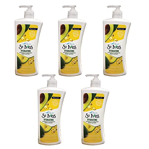 St. Ives Daily Hydrating Vitamin E & Avovado Body Lotion 21 Oz (Pack Of 5) #TOP26