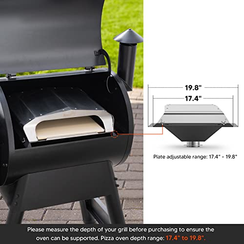 Stanbroil Wood Fired Pizza Oven Attachment Pizza Maker for Traeger, Pit Boss, Camp Chef, Green Mountain Grills, Z Grills, Smokin Brothers Pellet Grills, Silver by Stanbroil - Image 5