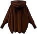 Womens Fuzzy Sherpa Cardigan Jackets Winter Oversized Fleece Open Front Long Sleeve Hooded Coats Warm Sweaters (Coffee,3X-Large)