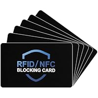 DiULi Tarjeta Anti RFID/NFC, 6 Piezas Tarjetas de Bloqueo RFID,