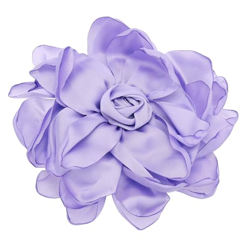 Image of PATIKIL Rose Flower Hair Clips, Fabric Brooch Pins for Women Wedding Party Dance Dress Clothes Accessories Valentine's Day Gifts