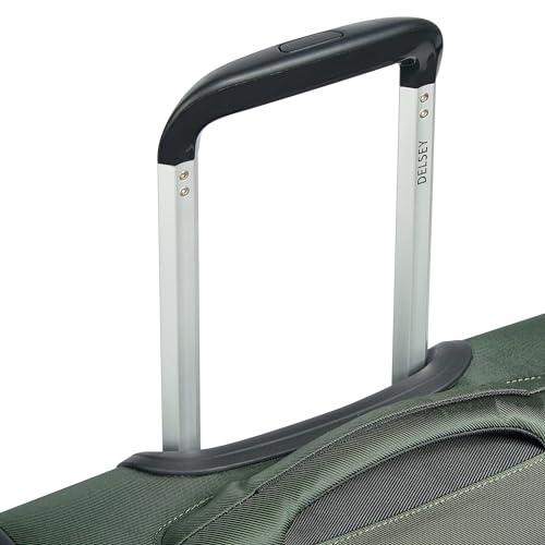 Image of DELSEY PARIS Sky Max 2.0 Softside Expandable Luggage with Spinner Wheels 2 Piece Set, Green (24 Inch /Duffle)