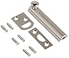 Hickory Hardware Security Slide Latch Door Lock Bolt | 1 Pack | Heavy-Duty Hardware for Flush or Recessed Doors and Gates | 3 Inch | Satin Nickel