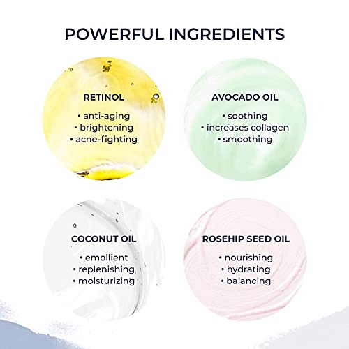 Alana Mitchell Skin Care Retinol Serum For Face – Overnight Face Serum, Anti Aging Serum To Reduce Dark Spots, Wrinkles & Fine Lines – 100% Natural Face Oil – Brightening Skin Care Facial Oil (15 Ml) #TOP2