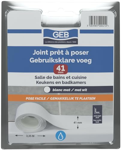 Joint de finition préformé adhésif prêt à poser pose facile GEB 41mm
