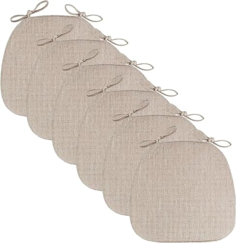 Cojines para silla de comedor con lazos