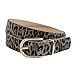 Fashion 2000s Belt With Animal Print And Candy Color Adjustable Strap For Dresses Jeans Party Essential Waistband