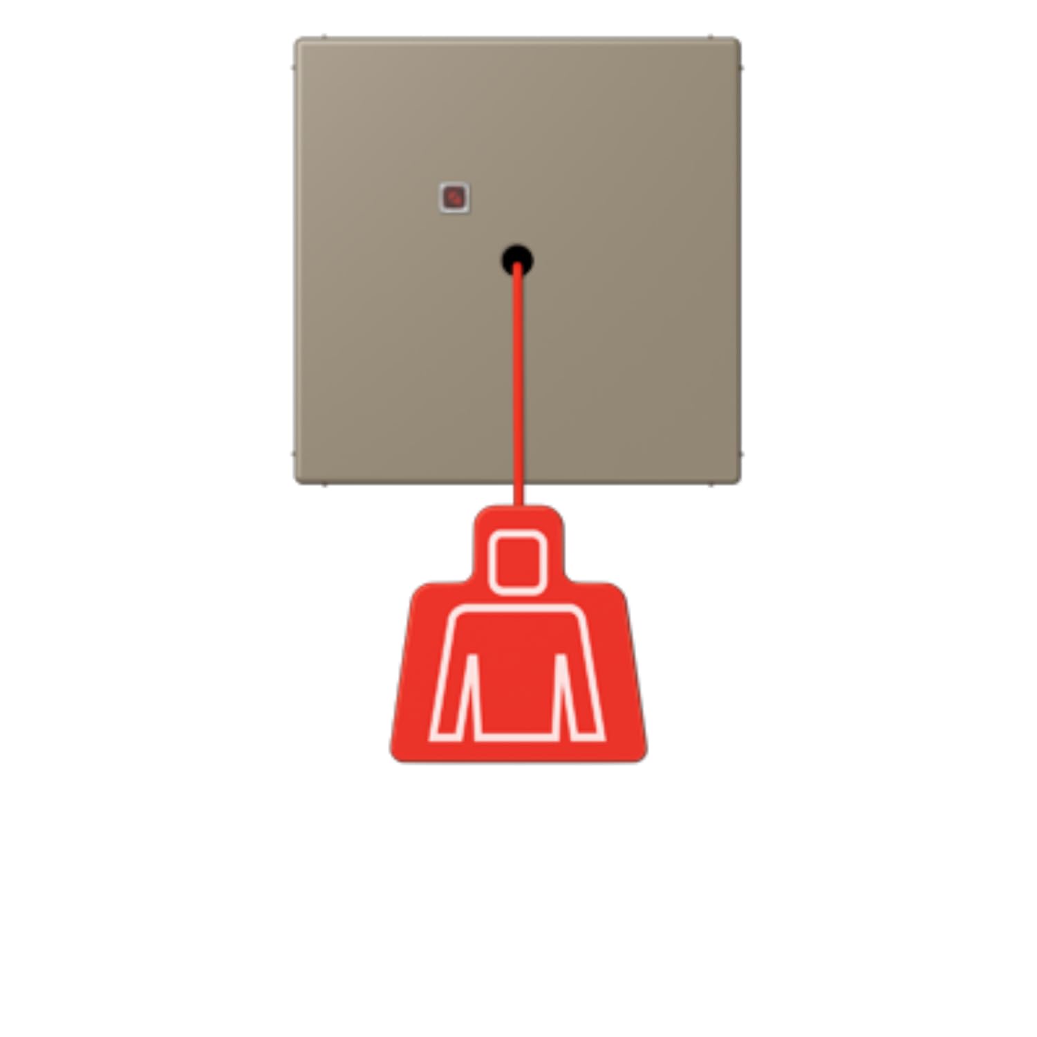 Bouton poussoir avec poignée LC32141 JUNG NRSLC0834ZT242 élec