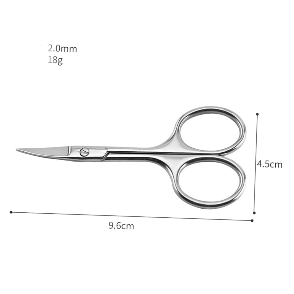 Mikinona Tool Style Nose Hair Scissors 4pcs Stainless Steel Nose Hair Scissors for Men Beard Trimmer Kit Random Color