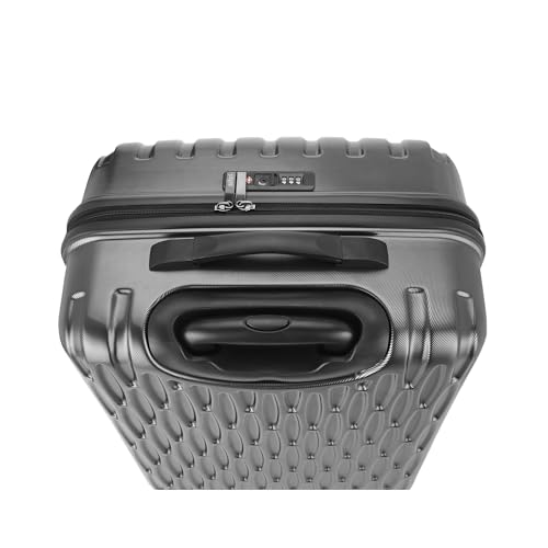 Image of Safari Whirl 56 4W Gun Metal Trolley Bag with Dual Wheels
