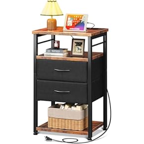 ナイトテーブル(ベッドルーム家具) 通販 | Amazon Home&Kitchen