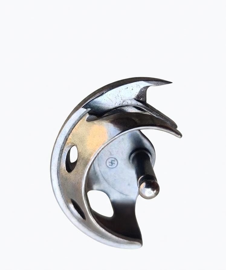 Original Premium Half Shuttle for Usha Janome Sewing Machine | Oscillating Shuttle Hook for Domestic & Automatic Machines | Metal Rotary Hook Compatible with Usha, Singer, Brother & More-image-12