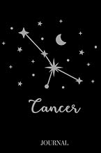Cancer Zodiac Manifest JOURNAL: Blank Lined Journal: Law of Attraction: Create life Vision Self Help Notebook