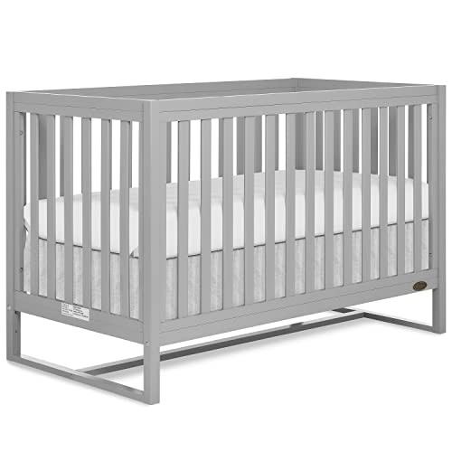 Dream On Me Arlo 5-In-1 Convertible Crib In Pebble Grey, Jpma Certified, 3 Mattress Height Settings, Non-Toxic Finish, Made Of Sustainable And Sturdy Pinewood #TOP18