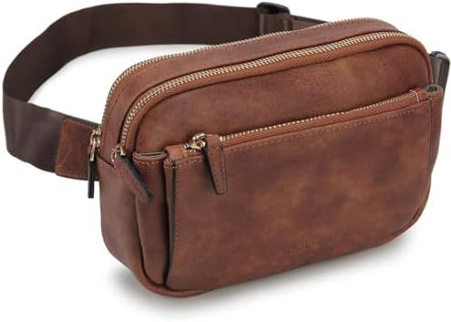 Waist Bag for Women, VX VONXURY Vegan Leather Bumbags Fanny Pack
