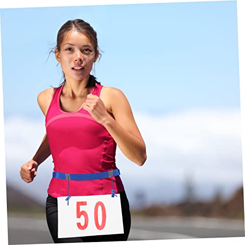 BESPORTBLE 2 Unidades Cinto De Número De Corrida Banda Reflexiva Cinto De Peito Com Número De Corrid