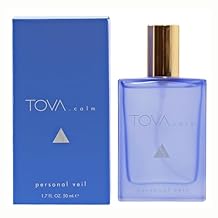 بخاخ عطر Tova Calm Personal Veil برائحة اليلانغ يلانغ الوردية والبنفسجية للنساء مصنوع في الولايات المتحدة الأمريكية وخالٍ من القسوة 1.7 أونصة سائلة