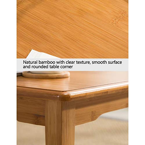Mini table d'étude en bambou 70cm pour salon et petite table basse
