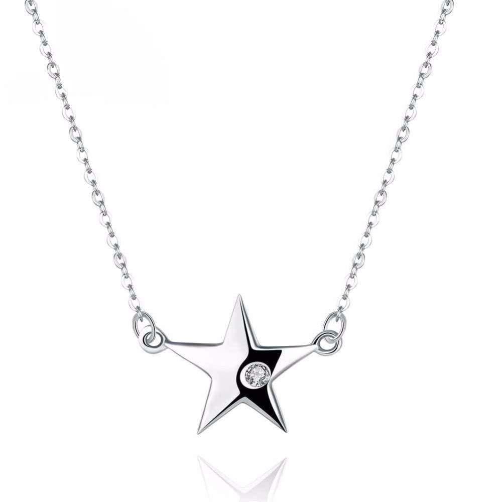 Collier étoile pour femmes pendentif de mariage chic - 6