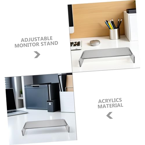 Support moniteur acrylique Healvian contre fatigue de posture