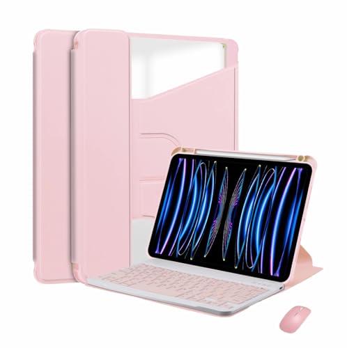 Etui clavier iPad Air 11 pouces avec housse mince amovible Bluetooth et support stylet intégré