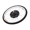 Gqouur Kit de conversion pour vélo électrique 26" 1000 W 48 V jusqu'à 50 km/h - Moteur de roue arrière - Avec volant d'inertie à 7 vitesses et contrôleur et 1 jeu de capteurs d'assistance à la pédale #3