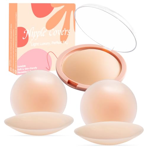 Mfmiudole Sticky Nipple Covers Reusable