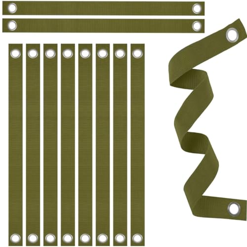 HOUSON Kit de 10 piquets arbre, sangles de soutien arbre, ceintures d'arbre pour fixation