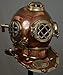 Booston U.S Navy Mark V Diving Helmet Deep Sea Divers Helmet Antique Look Heavy Model Vintage Helmet 18 Inch Full Size Home Decor,Gift Item Marine Helmet, Scuba Diving Gift, Nautical Decor, Maritime
