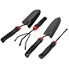 KOTARBAU® Mini Attrezzi da Giardino – Set da 4 Pezzi Mini Spatole Asta Coltivatore per Trapiantare per Lavori in Giardino