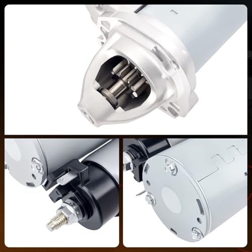 19616 New Starter Compatible con Chrysler 200 2011-2021 V6 3.6L Town Country, Dodge Journey Grand Caravan Avenger, RAM CV ProMaster 1500 2500 3500, 2014 Cherokee 3.2L 428000-7200, 4801839AB miniatura 4