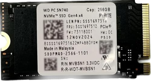 Image of WD PC SN740 256GB NVMe SSD, M.2 2242 PCIe Gen4 x4, M-Key (OEM New) | Up to 4000MB /s, 3D TLC NAND, Low Power High Performance, Fast Boot, Internal Solid State Drive for Laptop, Mini PC & Notebook
