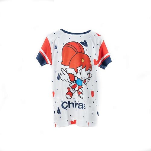 La Mejor Recopilación de Niño con Playera Blanca los preferidos por los clientes. 45 Chivas Playera Corazones Chivita, Bebé-Niños, 2 Años, Blanco con Rojo y Azul