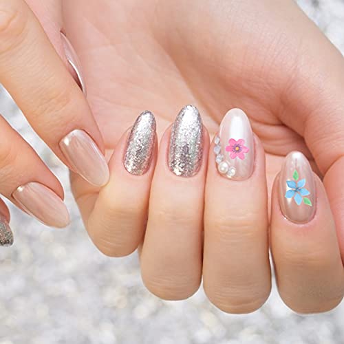 Lurrose 18 Folhas Decalques Decoração Para Designer De Unhas Borboletas Adesivo Art Supplies Criativ