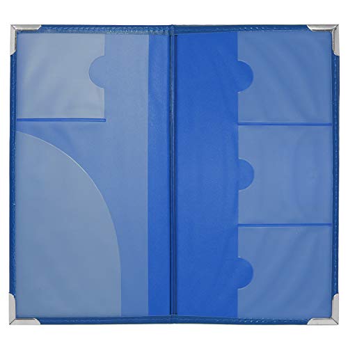 Corner Guard Insurance Card and Registration Document Holders | Premium Wallet with Magnetic Closure (Blue)4