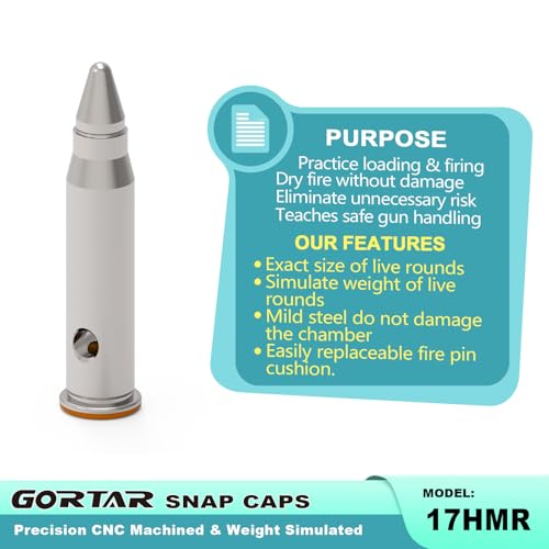 Image of Snap Caps Training Dummy Rounds Practice Safe Loading Firing Close to Real Weight