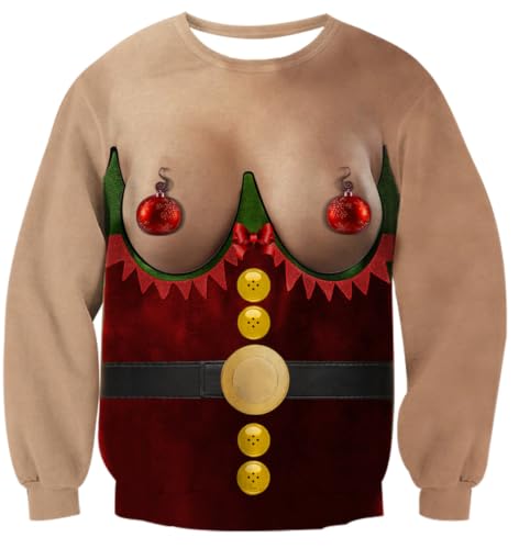 Bauble Bust Elf Costume Sweatshirt