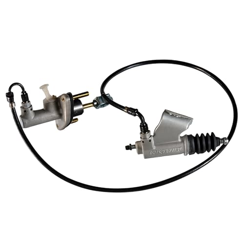 K-Tuned Master Slave Cylinder and Clutch Line Kit Compatible with 2001-2006 Civic Integra