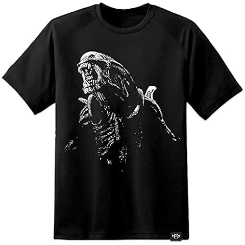 Geigers Alien T Shirt (S-3XL) Prometheus Nostromo Aliens Movie Ridley Scott (XL) Black Cover