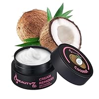 Beauty7 Wimpernkleber Entferner Cream Wimpernverlängerungslöser weiß Wimpernkleber Lösemittel wimpern extension Entferner Remover Cream Wimpernverlängerung Klebstoffentferner 5ml Duft: Kokosnuss