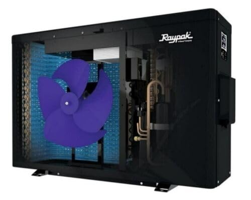 Raypak 017739 Crosswind Model 40I Heat/Cool Electric Pool Heat Pump 33K Btu 208/230V Hard Wire thumb #1