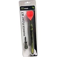 KING CARP - Stylish Highly Visible MARKER FLOAT Set - 3oz Aerodynamic Distance Casting Weight for Finding Underwater Features - Sandbanks and Gravel Bars