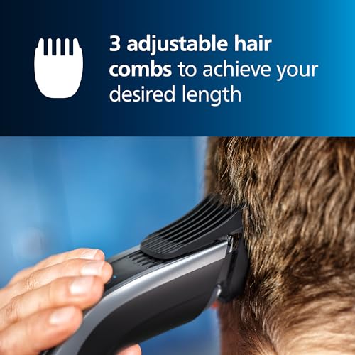 Philips Hair Clipper Serie 9000 Regolacapelli con Interfaccia Digital Swipe (Modello HC9450/20) - 5