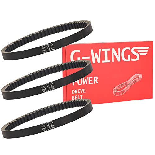 3Pcs 669 18 30 Drive Belt For Gy6 50 49Cc 50Cc Reinforced Cvt 4 Stroke 4T 139Qmb/Qma Scooter Moped Atv Taotao Sunl Roketa Jonway #TOP29