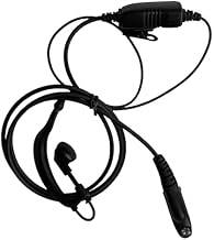 radtel PTT Headset with Mic for Two-Way Radio RT-880 UV-98 Plus Noise Cancelling Headset for Walkie Talkie Communications, Comfortable Design