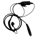 radtel Earpiece Headset with PTT Mic RT-880 UV-98 Plus Two Way Radios, Noise Cancelling Earphone for Walkie Talkie Communication, Comfortable Design