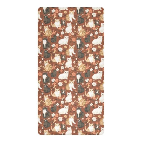 Lit bébé sec sans fuite avec la parure imperméable Essentials terracotta - 2