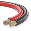 sonero® 10 meter 2×4,00mm² CCA luidsprekerkabel/boxkabel, kleur: rood/zwart